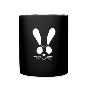 Lapin Lapin Lapin de Pâques - Mug uni - noir - Devant