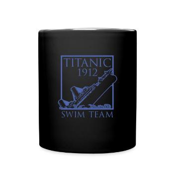 Titanic 1912 Swim Team Rettungsschwimmer - Tasse einfarbig - Schwarz - Vorne