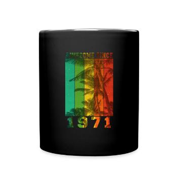 Awesome Since 1971 - Full Colour Mug - black - Front