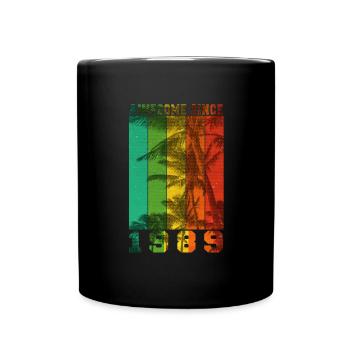 Großartig seit 1989 - Tasse einfarbig - Schwarz - Vorne