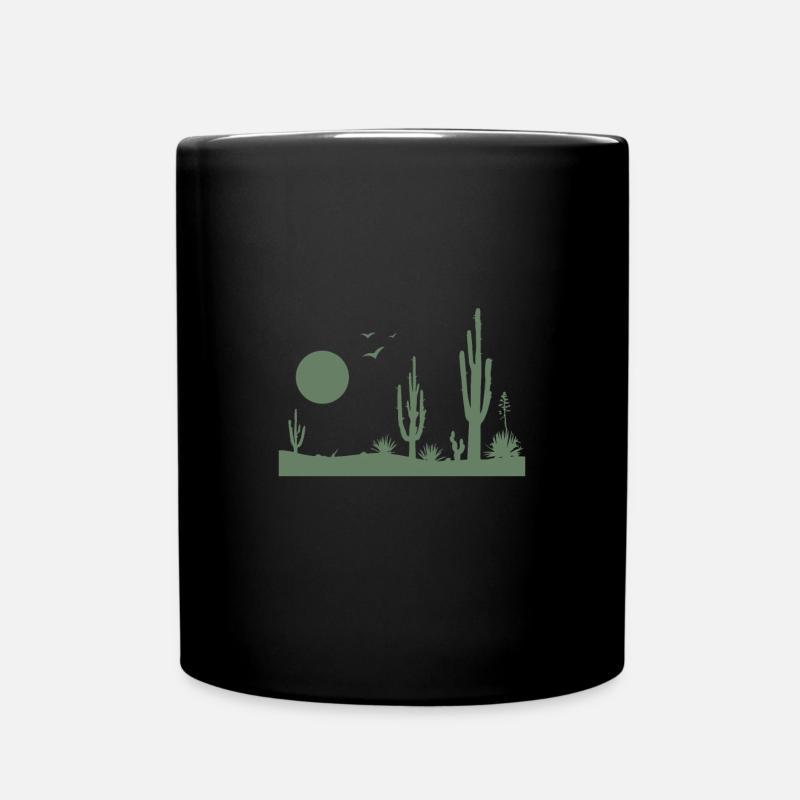 Paysage désertique désertique - Mug uni - noir