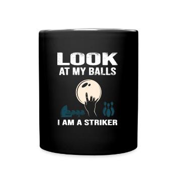 Bowling Bowling ball "striker" pin xxx bowlingpro - Full Colour Mug - black - Front