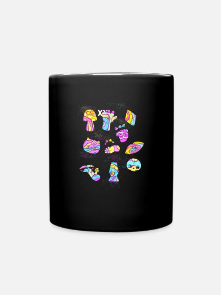 Magic Mushrooms - Pride - Tasse einfarbig - Schwarz