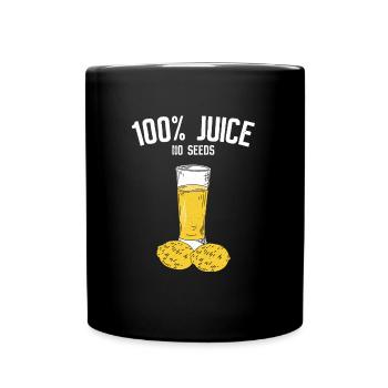 Bier & Zitronen - Vasektomie Sarkastisch - Tasse einfarbig - Schwarz - Vorne