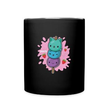 Mochigome Japan Spruch Reis Küche Eis Mochi - Tasse einfarbig - Schwarz - Vorne