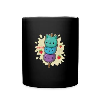 Mochigome Japan Spruch Reis Küche Eis Mochi - Tasse einfarbig - Schwarz - Vorne