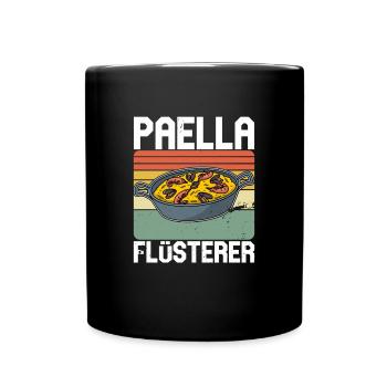 Spanien Valencia Küche Gericht Koch Geschenk - Tasse einfarbig - Schwarz - Vorne