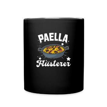 Paella Reisgericht Valencia Spanien Reise - Tasse einfarbig - Schwarz - Vorne