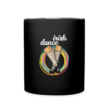 Irland Irish Dance Dancer Sport Tanzschule - Tasse einfarbig - Schwarz - Vorne