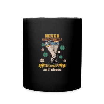Irish Dance Girls Irlande Dancing Leprechaun - Mug uni - noir - Devant