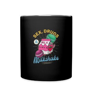 Japan Getränk Japanisch Milkshake Kawaii - Tasse einfarbig - Schwarz - Vorne