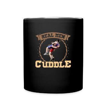 Wrestling Martial Arts Wrestler Wrestling Sports - Full Colour Mug - black - Front