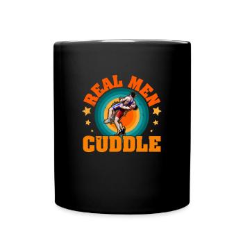 Wrestling Sport Martial Arts Wrestler Wrestling - Full Colour Mug - black - Front