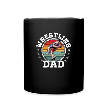 Wrestling Wrestler Sambo Kampfsport Spruch - Tasse einfarbig - Schwarz - Vorne