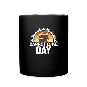 Cake Carrot Recipe Dessert Bakery Baking - Full Colour Mug - black - Front