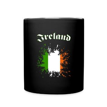 Ireland - Tasse einfarbig - Schwarz - Vorne