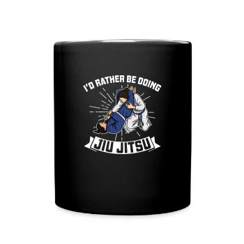 Martial artist BJJ Jiu Jitsu Martial Arts Sports - Full Colour Mug - black - Front