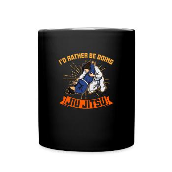 Martial artist BJJ Jiu Jitsu Martial Arts Sports - Full Colour Mug - black - Front
