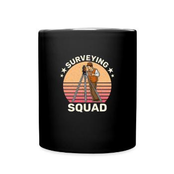 Geodesy Profession Surveyor Training - Full Colour Mug - black - Front