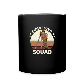 Geodesy Profession Surveyor Training - Full Colour Mug - black - Front