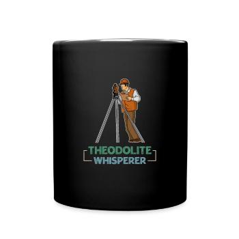 Geodesy Geomatics Surveyor Profession Saying - Full Colour Mug - black - Front