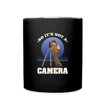 Surveyor profession Theodalite Geodesy - Full Colour Mug - black - Front