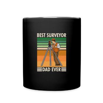 Surveyor Geodesy Profession Saying - Full Colour Mug - black - Front