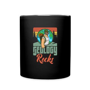 Geologist Profession Geology Stones Study Saying - Full Colour Mug - black - Front
