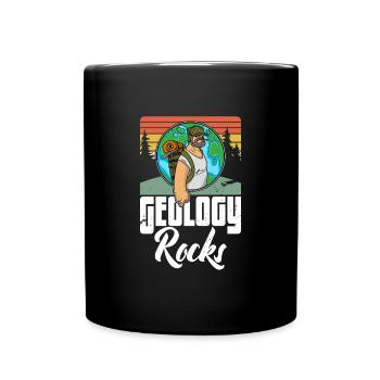 Geologist Profession Geology Stones Study Saying - Full Colour Mug - black - Front