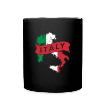 Italie Accueil Origine nationale Italiens - Mug uni - noir - Devant