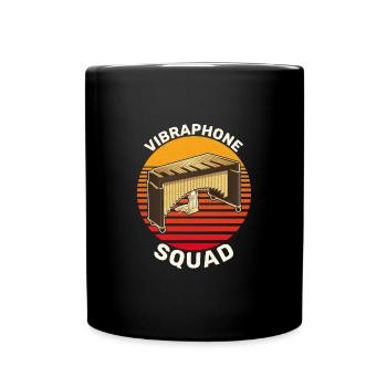 Musiker Musikschule Vibraphon Schlagzeug - Tasse einfarbig - Schwarz - Vorne