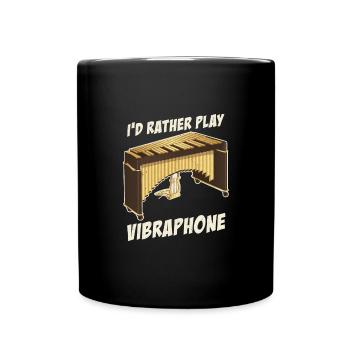 Vibraphone Percussion Marimba Musiker - Tasse einfarbig - Schwarz - Vorne