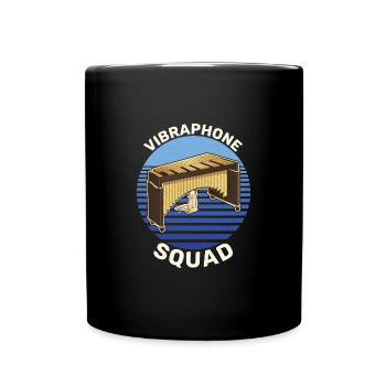 Musiker Musikschule Vibraphon Schlagzeug - Tasse einfarbig - Schwarz - Vorne