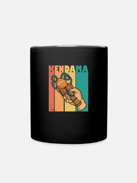 Kendama Game Mug Japan Kids Toys - Full Colour Mug - black