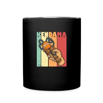 Kendama Game Mug Japan Kids Toys - Full Colour Mug - black - Front