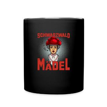 Bollenhut Schwarzwald Urlaub Schwaben - Tasse einfarbig - Schwarz - Vorne
