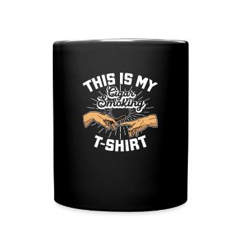 Smoking Cigar Cigars Daddy Lovers Tobacco - Full Colour Mug - black - Front