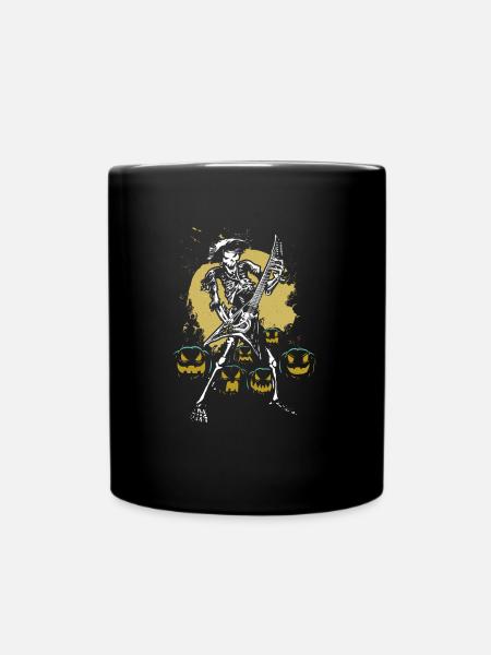 Metal and Rock Halloween - Tasse einfarbig - Schwarz
