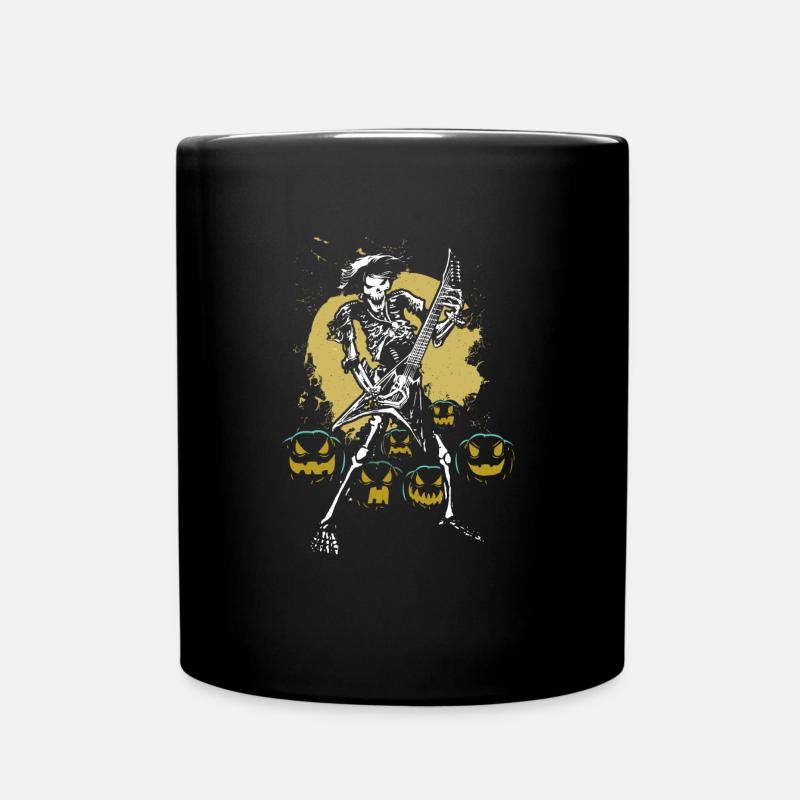 Metal and Rock Halloween - Tasse einfarbig - Schwarz