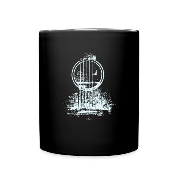 Rock & Metal Gitarre - Tasse einfarbig - Schwarz - Vorne