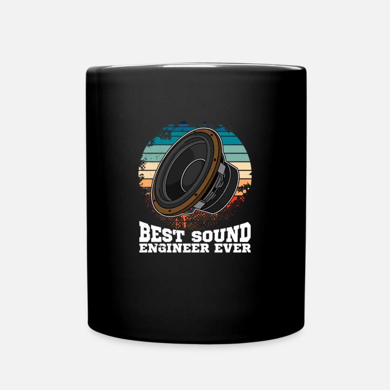 Subwoofer Musik Ton Techniker Audio Spruch - Tasse einfarbig - Schwarz