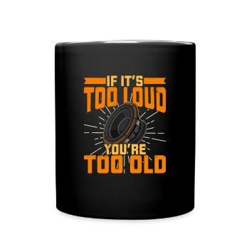 Ton Techniker Sound Analog Subwoofer Musik - Tasse einfarbig - Schwarz - Vorne