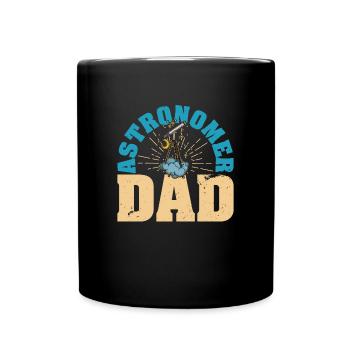 Space Astronomy Telescope Stars Hobby - Mug uni - noir - Devant