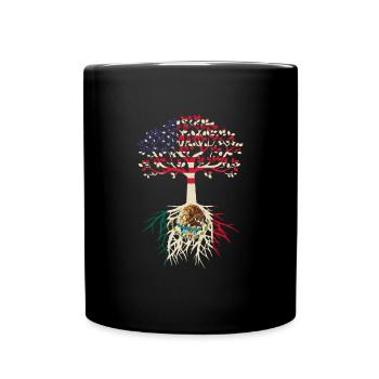 Mexique Origine Voyage Père mexicain Dire - Mug uni - noir - Devant