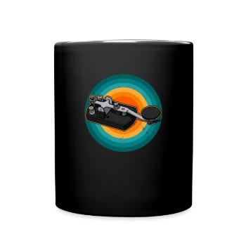 Radio Radio Mortar Morse Radio Physics - Full Colour Mug - black - Front