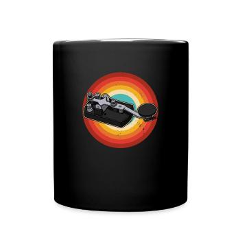 Radio Radio Mortar Morse Radio Physics - Full Colour Mug - black - Front