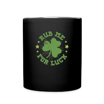 Irland Irisch Herkunft Landesfarben Fahne - Tasse einfarbig - Schwarz - Vorne