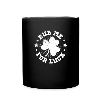 Ireland Irish Origin National colours Flag - Full Colour Mug - black - Front