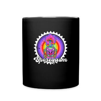 Zombie Mushrooms Ant Biology Student Uni School - Full Colour Mug - black - Front