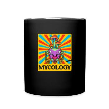 Mushrooms Mycology Mycology Zombie Ant Uni - Full Colour Mug - black - Front